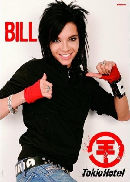 Ca c'est Bill dans Tokio hotel.
